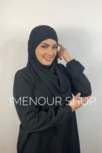 Charger l&#39;image dans la galerie, Hijab à enfiler croisé mousseline
